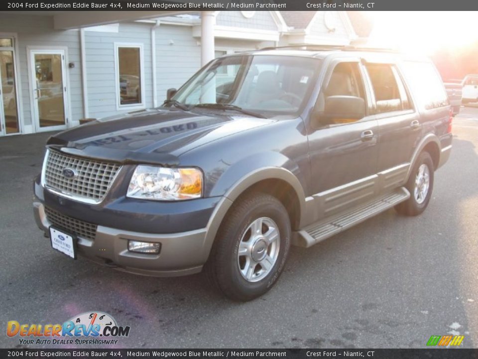 2004 Ford Expedition Eddie Bauer 4x4 Medium Wedgewood Blue Metallic / Medium Parchment Photo #3