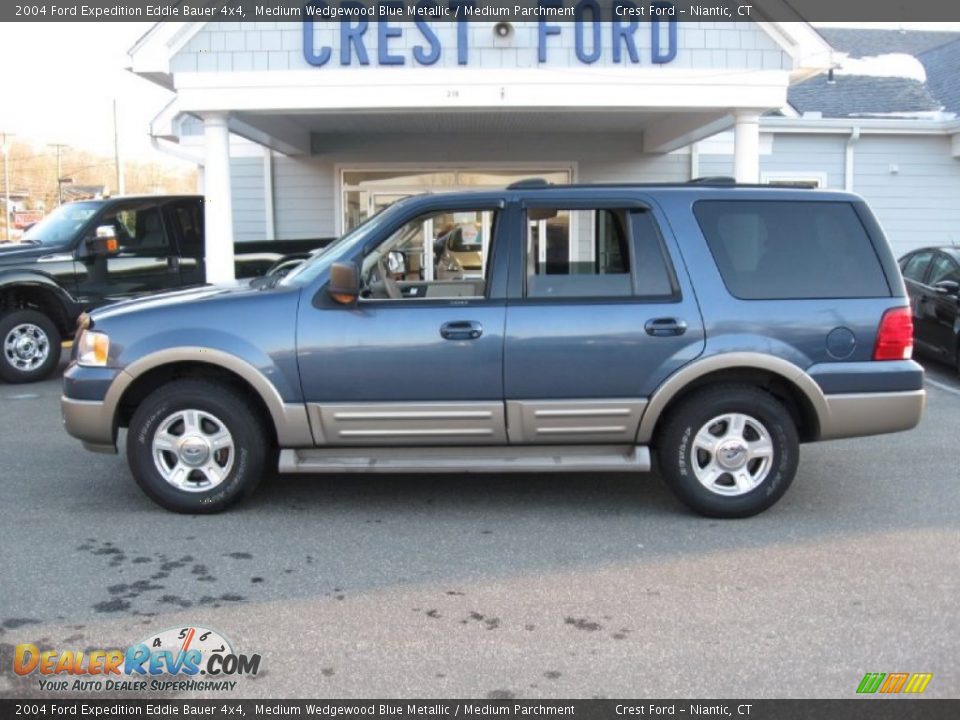 2004 Ford Expedition Eddie Bauer 4x4 Medium Wedgewood Blue Metallic / Medium Parchment Photo #4