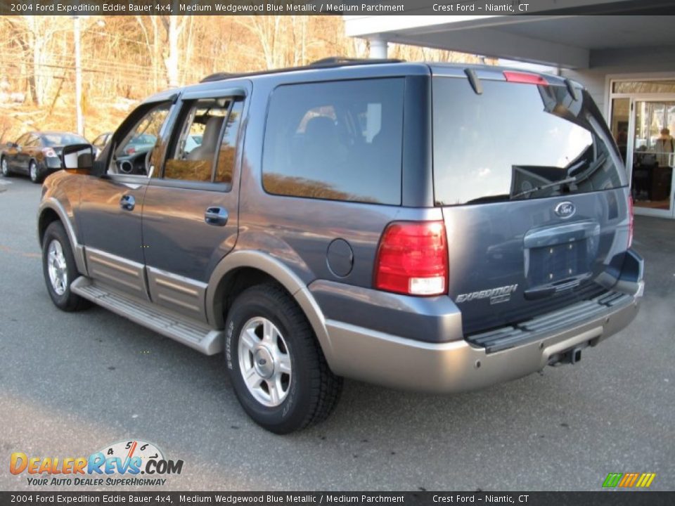 2004 Ford Expedition Eddie Bauer 4x4 Medium Wedgewood Blue Metallic / Medium Parchment Photo #5