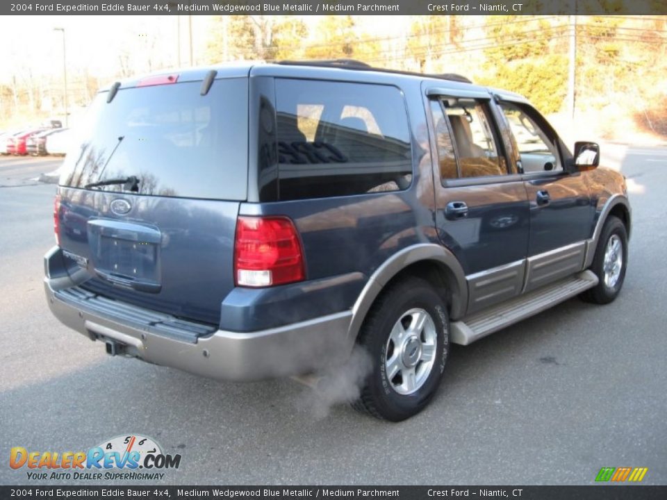 2004 Ford Expedition Eddie Bauer 4x4 Medium Wedgewood Blue Metallic / Medium Parchment Photo #7