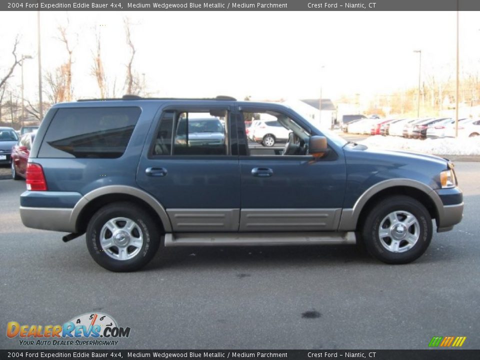 2004 Ford Expedition Eddie Bauer 4x4 Medium Wedgewood Blue Metallic / Medium Parchment Photo #8
