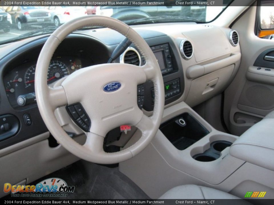 2004 Ford Expedition Eddie Bauer 4x4 Medium Wedgewood Blue Metallic / Medium Parchment Photo #11
