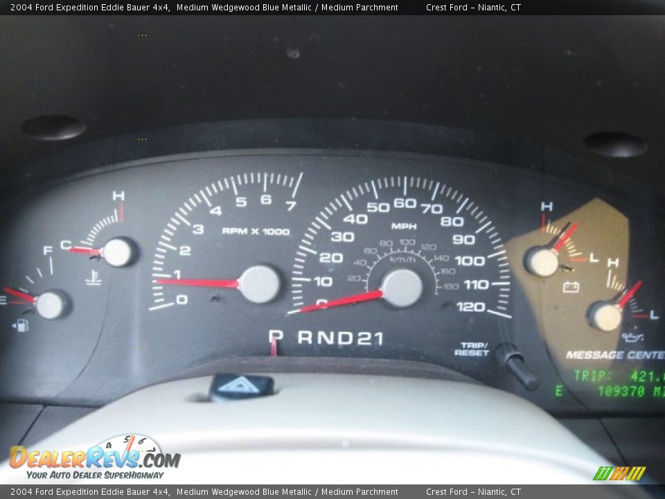 2004 Ford Expedition Eddie Bauer 4x4 Medium Wedgewood Blue Metallic / Medium Parchment Photo #14