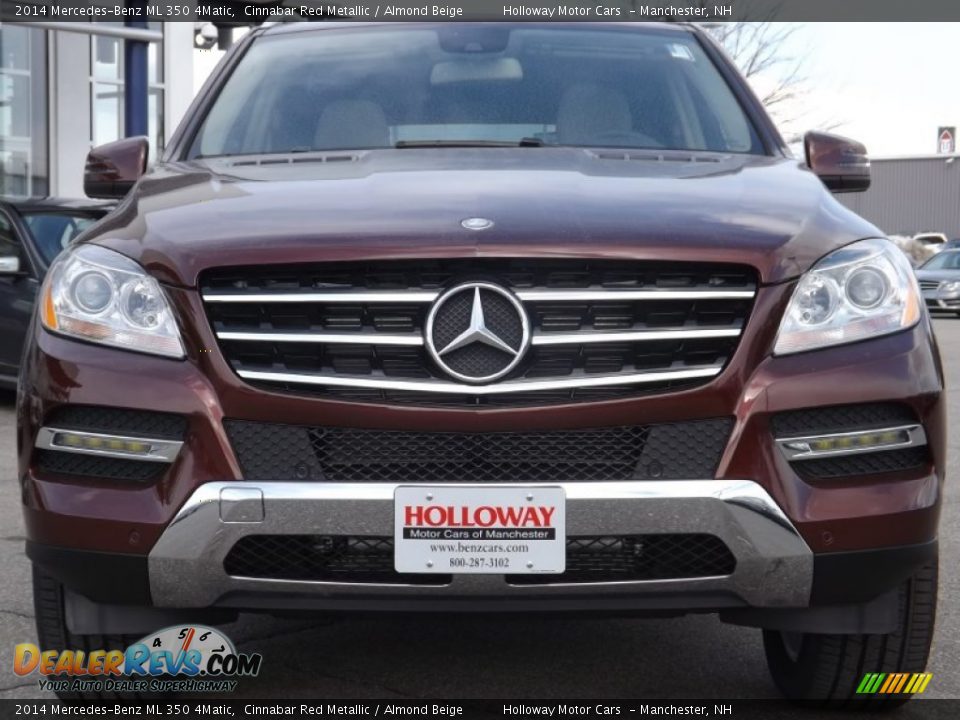 2014 Mercedes-Benz ML 350 4Matic Cinnabar Red Metallic / Almond Beige Photo #2