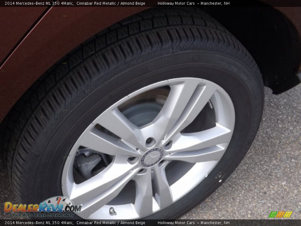 2014 Mercedes-Benz ML 350 4Matic Cinnabar Red Metallic / Almond Beige Photo #5
