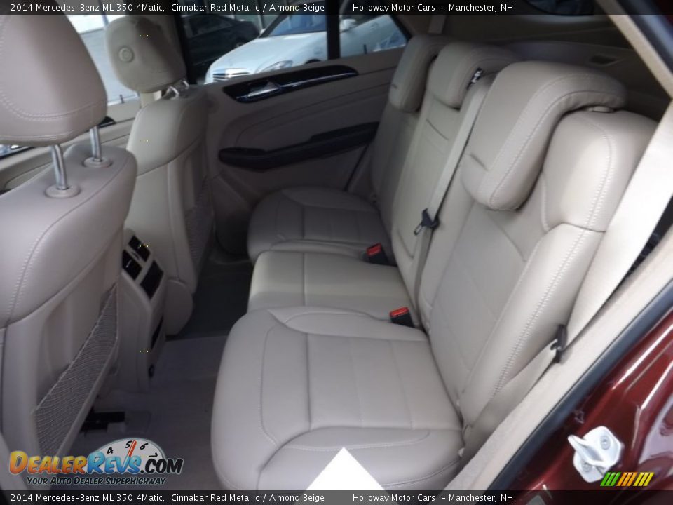 2014 Mercedes-Benz ML 350 4Matic Cinnabar Red Metallic / Almond Beige Photo #6