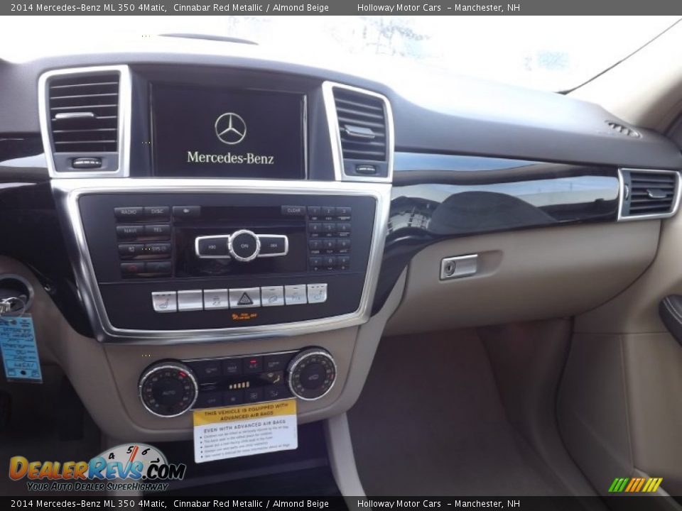 2014 Mercedes-Benz ML 350 4Matic Cinnabar Red Metallic / Almond Beige Photo #8