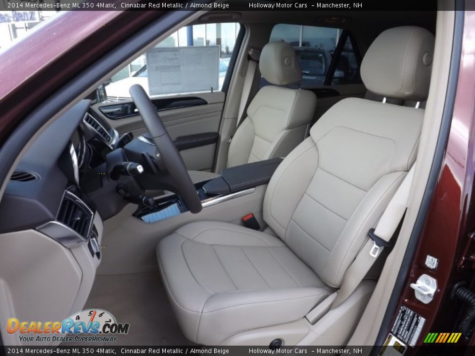 2014 Mercedes-Benz ML 350 4Matic Cinnabar Red Metallic / Almond Beige Photo #11