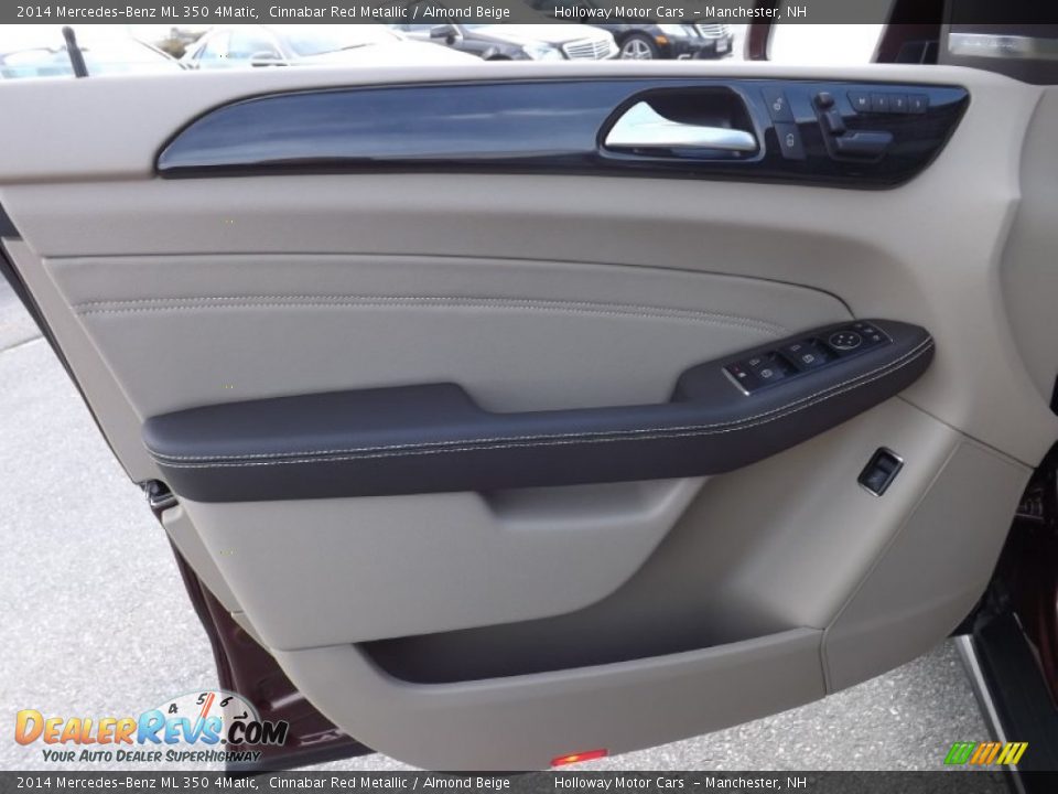 2014 Mercedes-Benz ML 350 4Matic Cinnabar Red Metallic / Almond Beige Photo #12