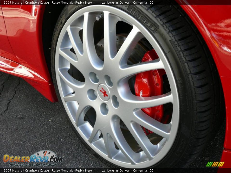 2005 Maserati GranSport Coupe Rosso Mondiale (Red) / Nero Photo #25