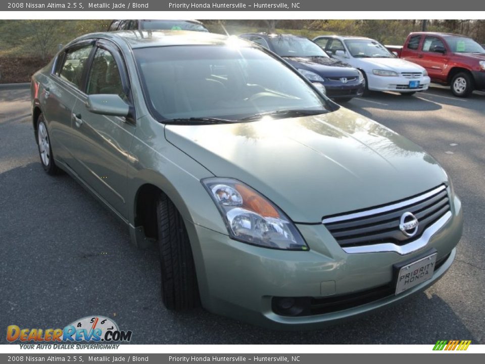 2008 Nissan Altima 2.5 S Metallic Jade / Blond Photo #2