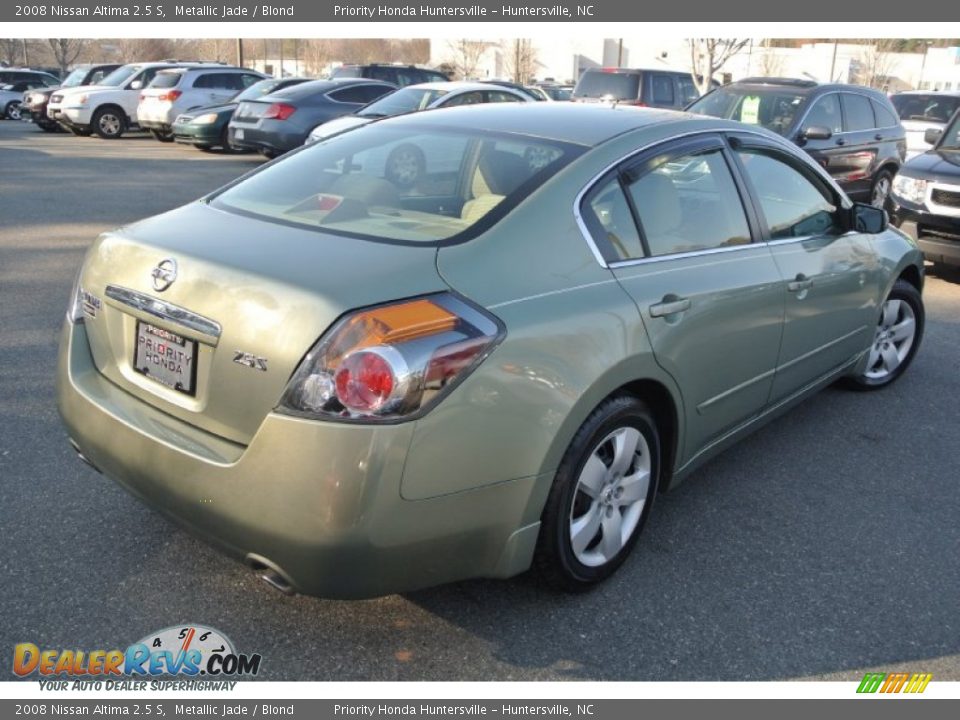 2008 Nissan Altima 2.5 S Metallic Jade / Blond Photo #4