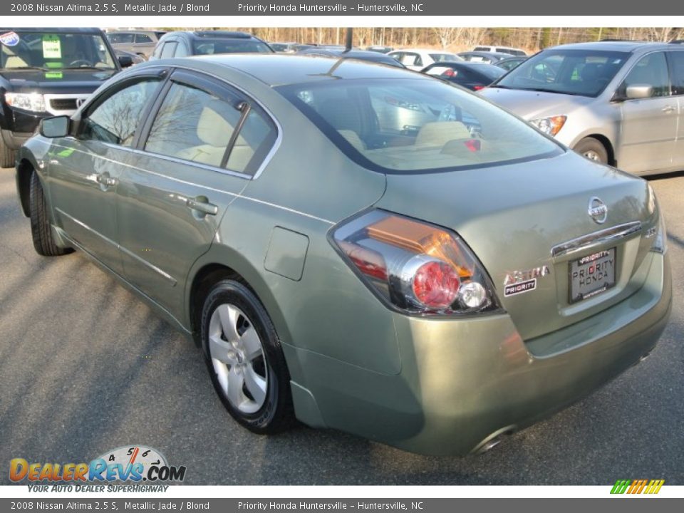 2008 Nissan Altima 2.5 S Metallic Jade / Blond Photo #5