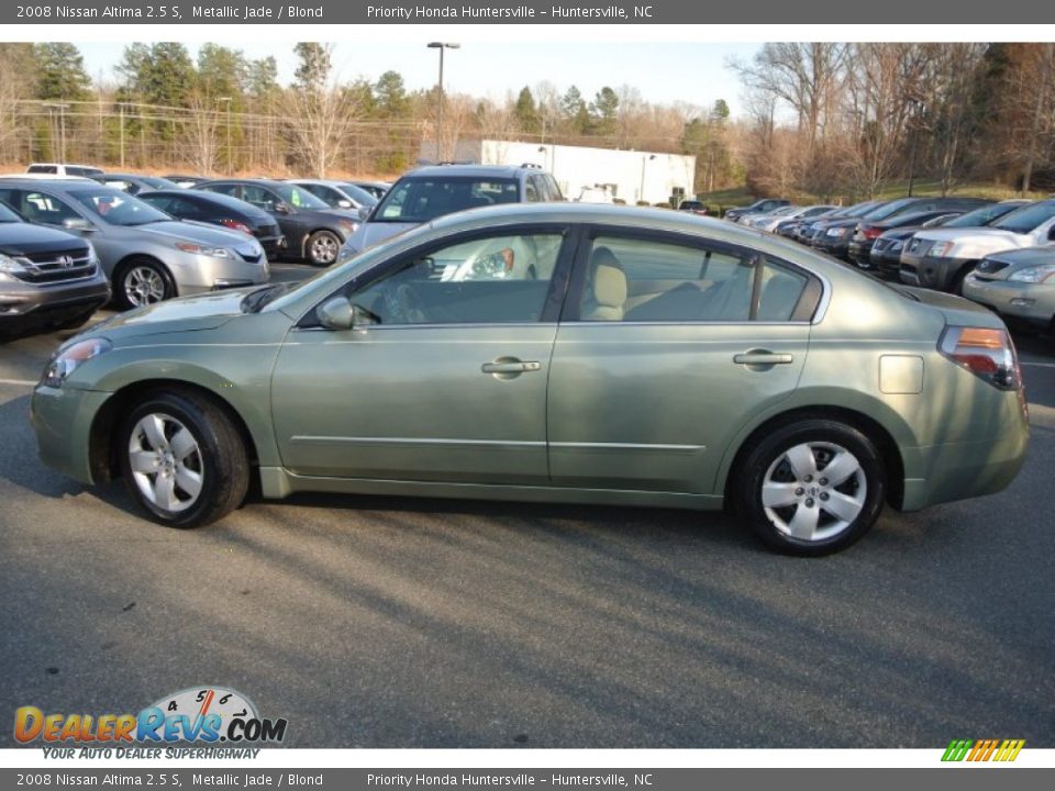 2008 Nissan Altima 2.5 S Metallic Jade / Blond Photo #6