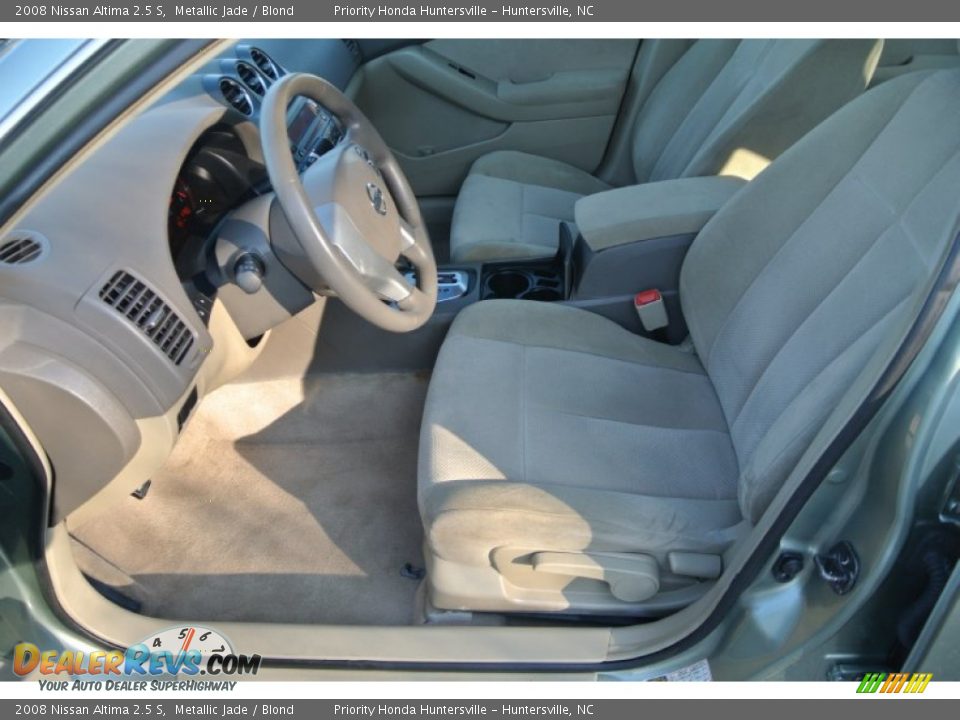 2008 Nissan Altima 2.5 S Metallic Jade / Blond Photo #7