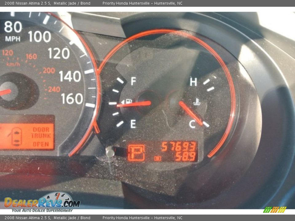 2008 Nissan Altima 2.5 S Metallic Jade / Blond Photo #15