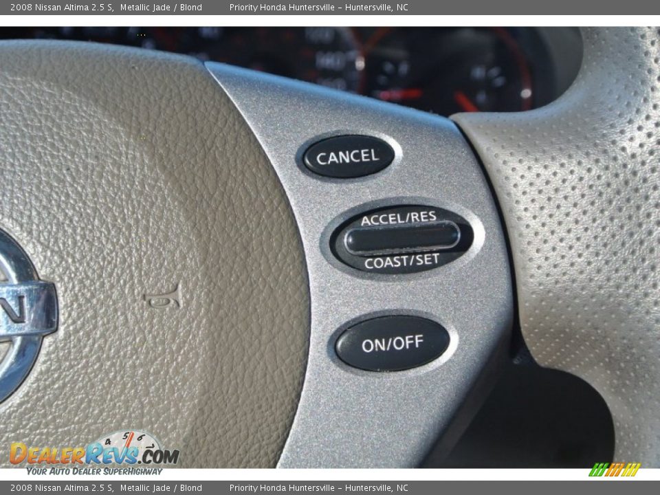 2008 Nissan Altima 2.5 S Metallic Jade / Blond Photo #16
