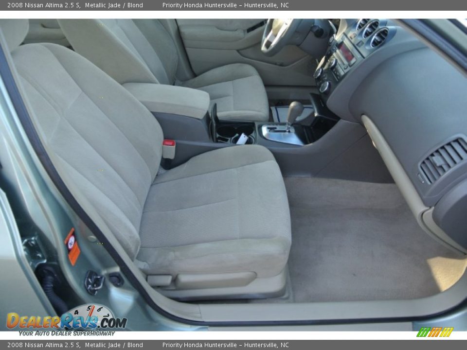 2008 Nissan Altima 2.5 S Metallic Jade / Blond Photo #19