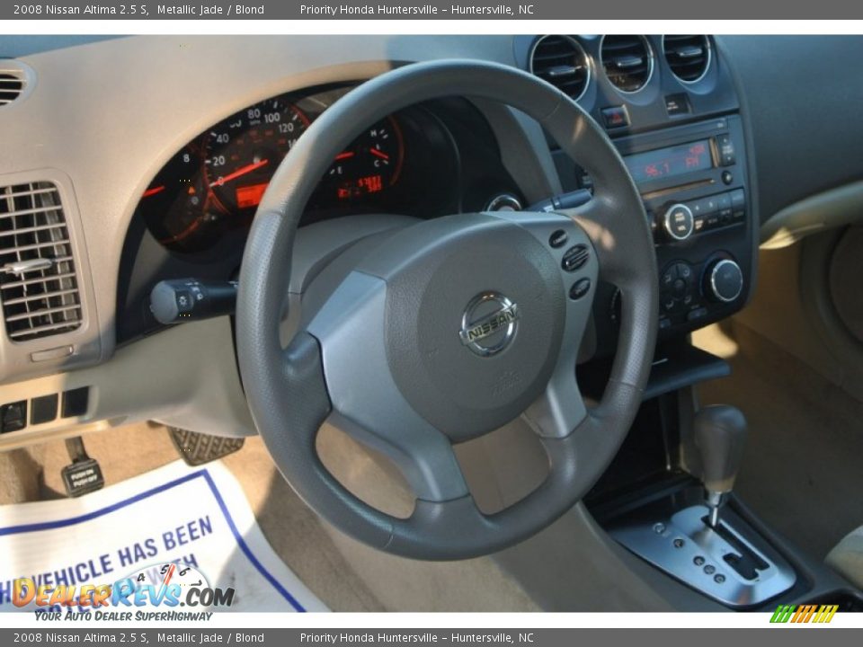 2008 Nissan Altima 2.5 S Metallic Jade / Blond Photo #25