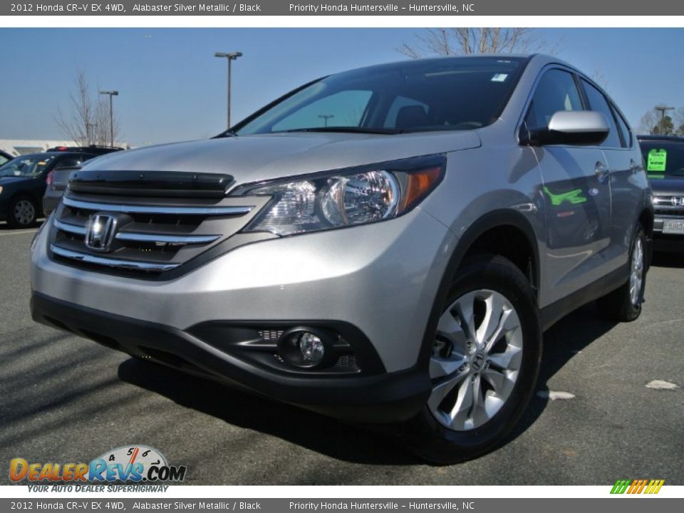 2012 Honda CR-V EX 4WD Alabaster Silver Metallic / Black Photo #1