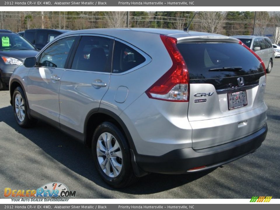 2012 Honda CR-V EX 4WD Alabaster Silver Metallic / Black Photo #4