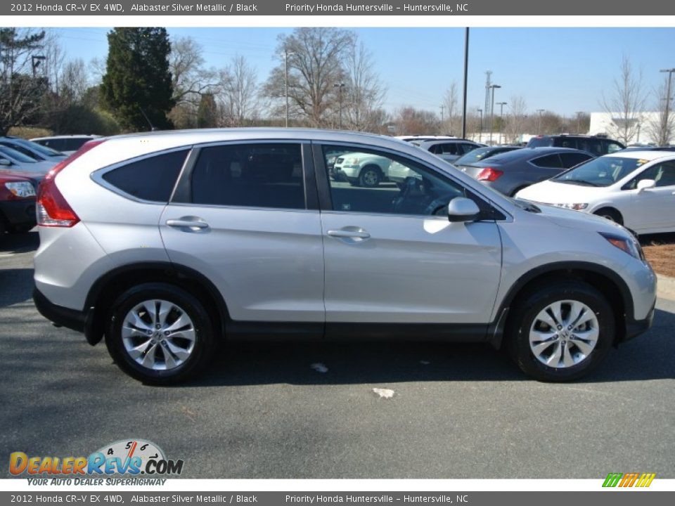 2012 Honda CR-V EX 4WD Alabaster Silver Metallic / Black Photo #6