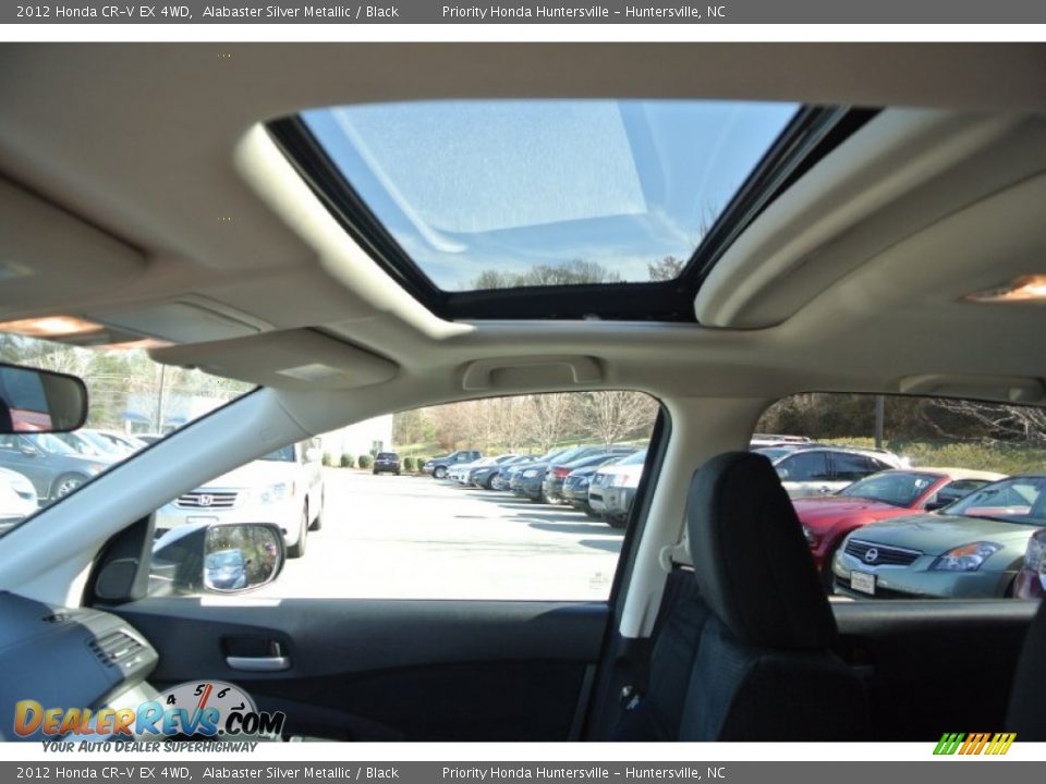 2012 Honda CR-V EX 4WD Alabaster Silver Metallic / Black Photo #12