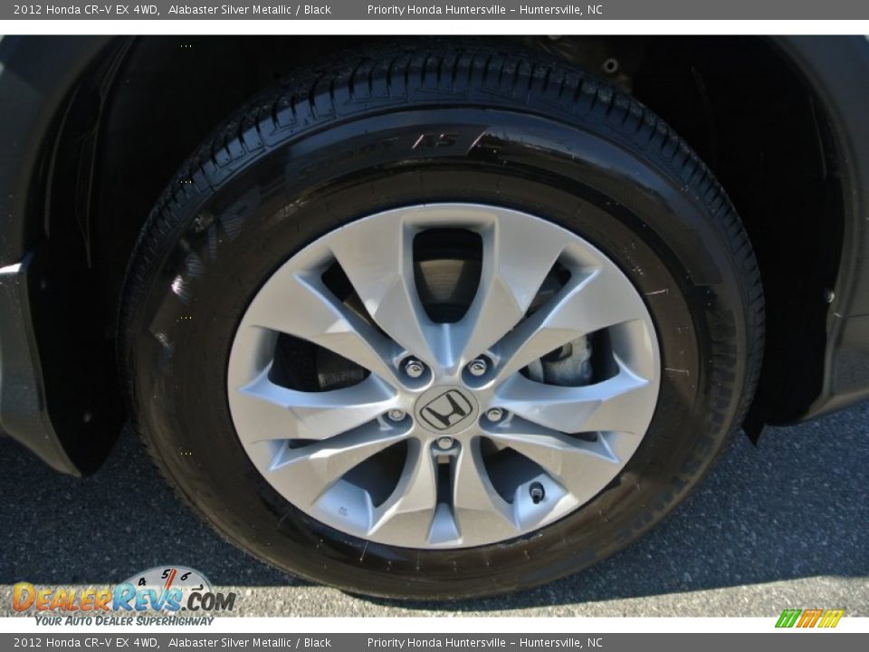 2012 Honda CR-V EX 4WD Alabaster Silver Metallic / Black Photo #25