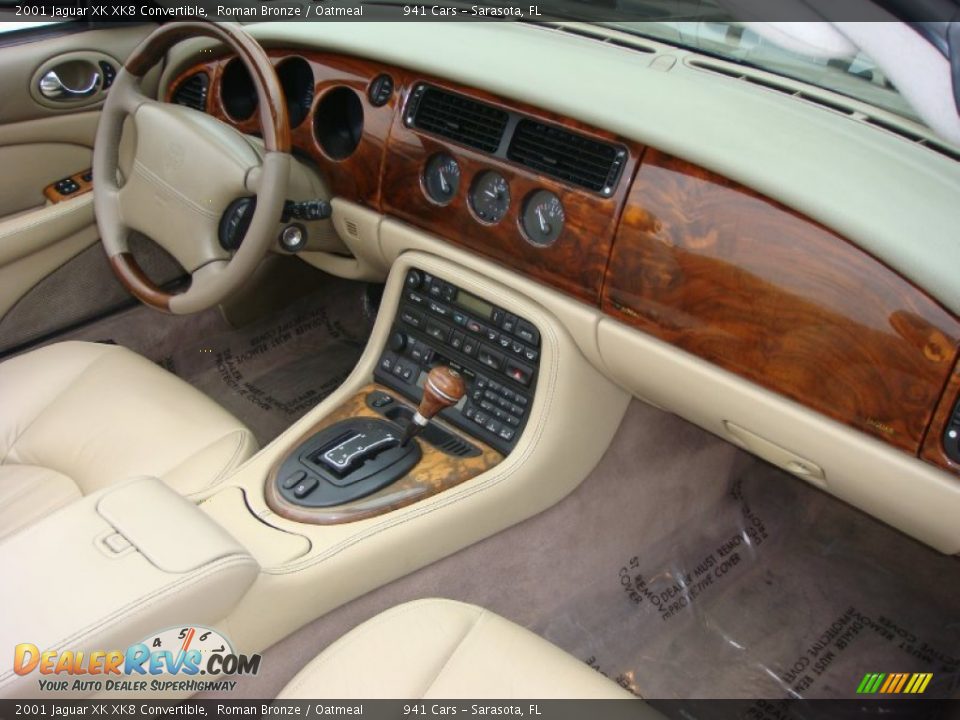 Dashboard of 2001 Jaguar XK XK8 Convertible Photo #18