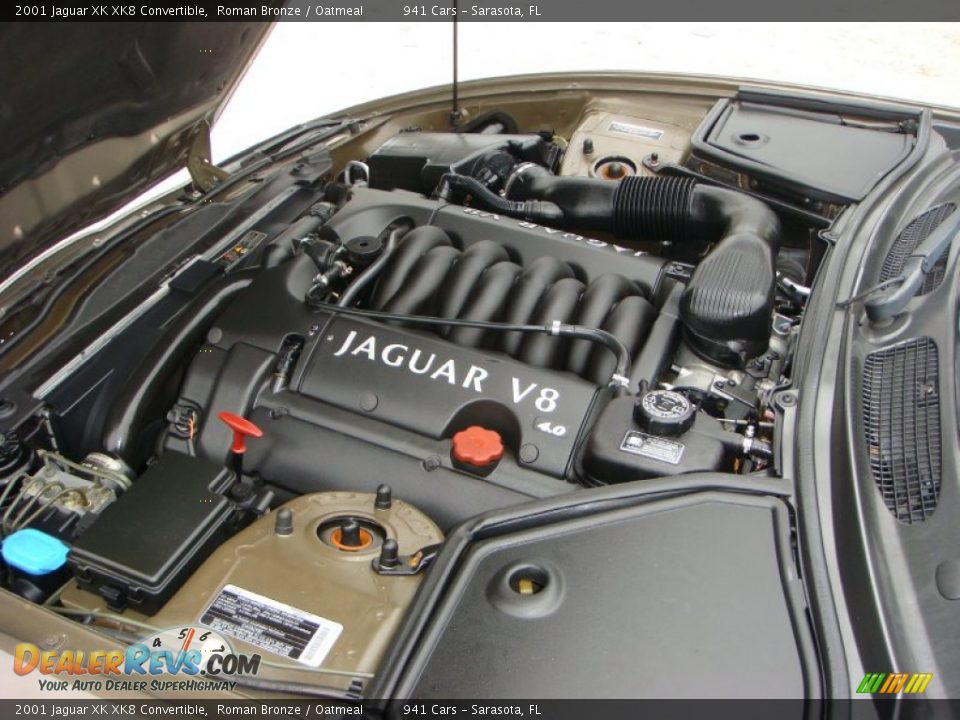 2001 Jaguar XK XK8 Convertible 4.0 Liter DOHC 32 Valve V8 Engine Photo #26
