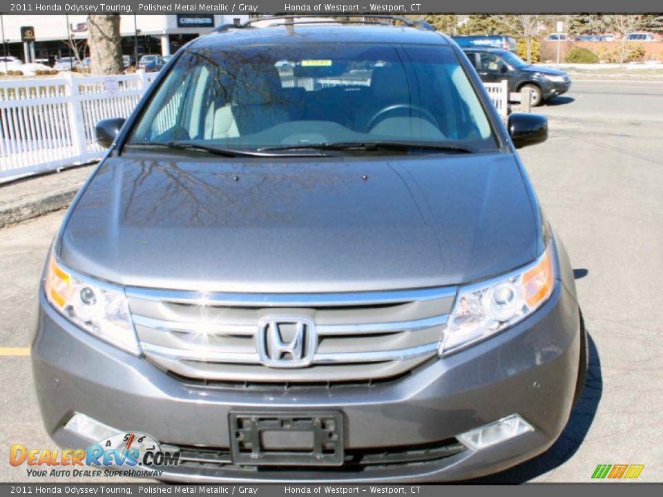 2011 Honda Odyssey Touring Polished Metal Metallic / Gray Photo #2