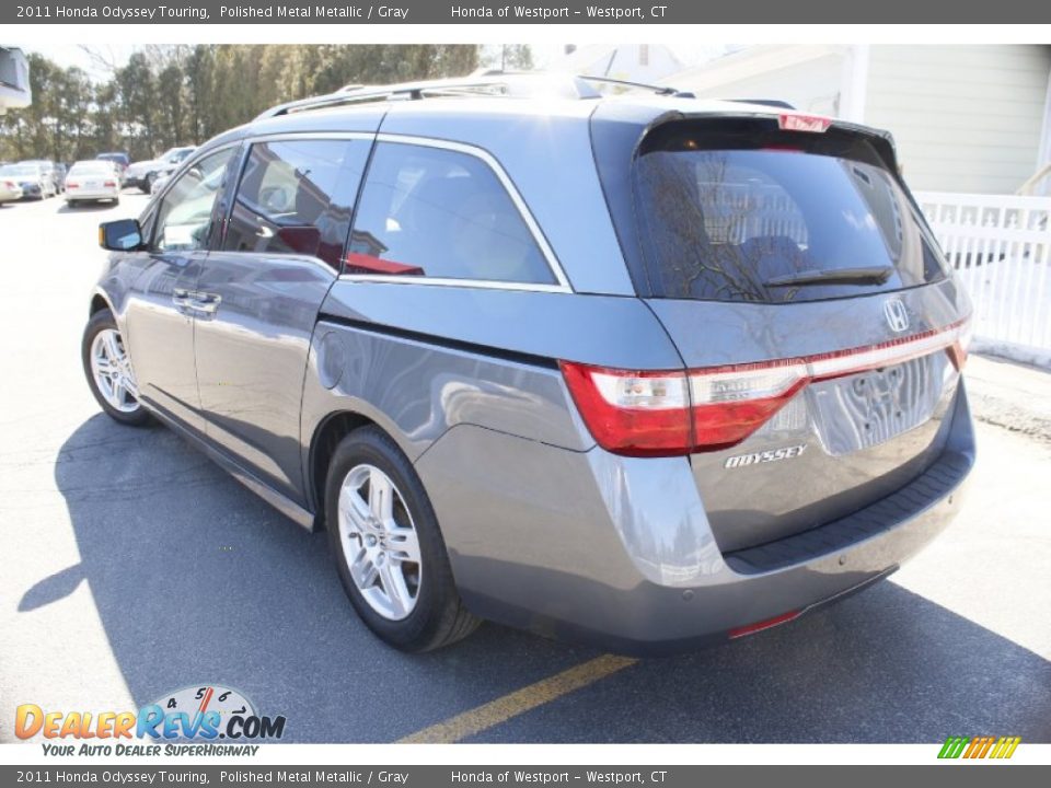 2011 Honda Odyssey Touring Polished Metal Metallic / Gray Photo #12