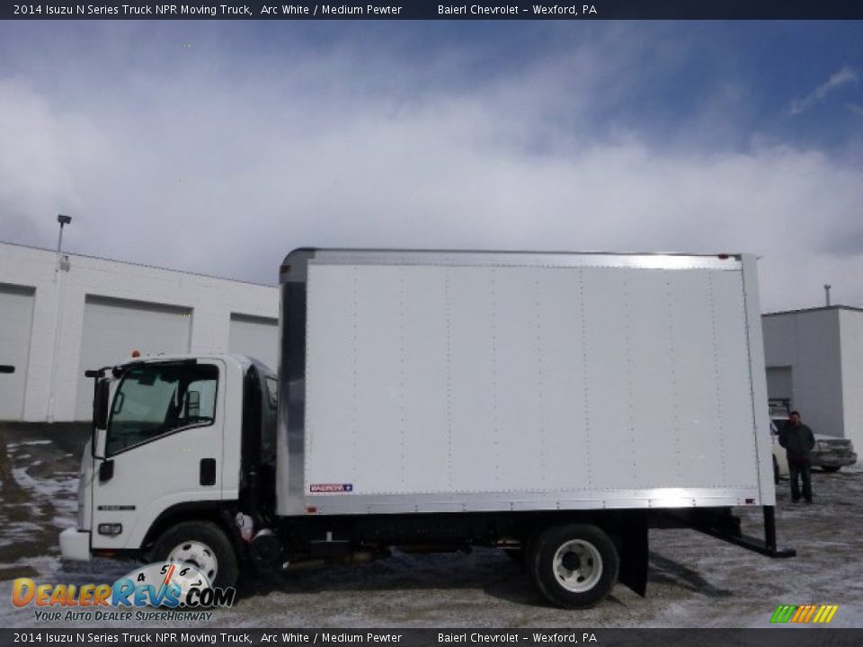 2014 Isuzu N Series Truck NPR Moving Truck Arc White / Medium Pewter Photo #1
