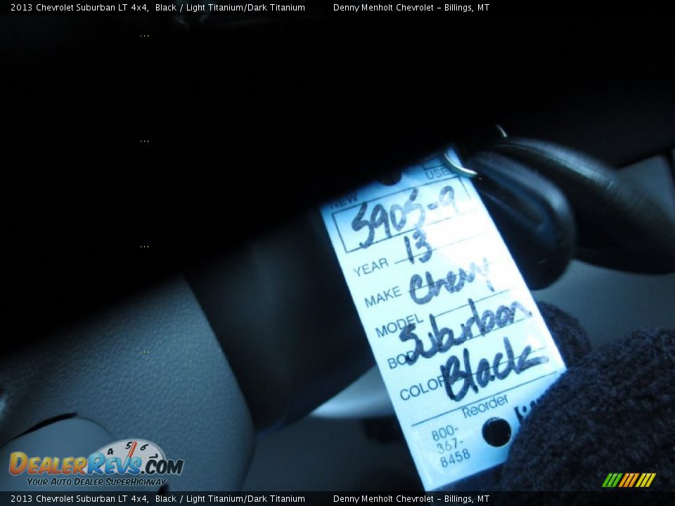 2013 Chevrolet Suburban LT 4x4 Black / Light Titanium/Dark Titanium Photo #21