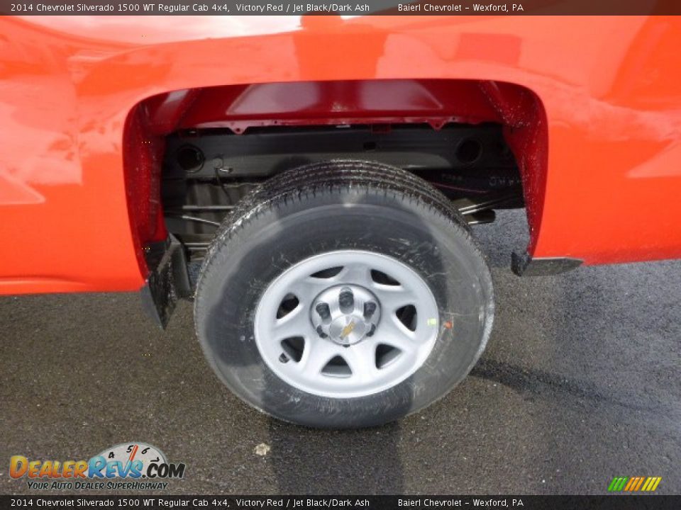 2014 Chevrolet Silverado 1500 WT Regular Cab 4x4 Victory Red / Jet Black/Dark Ash Photo #9