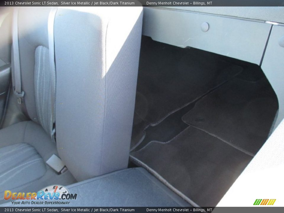 2013 Chevrolet Sonic LT Sedan Silver Ice Metallic / Jet Black/Dark Titanium Photo #10