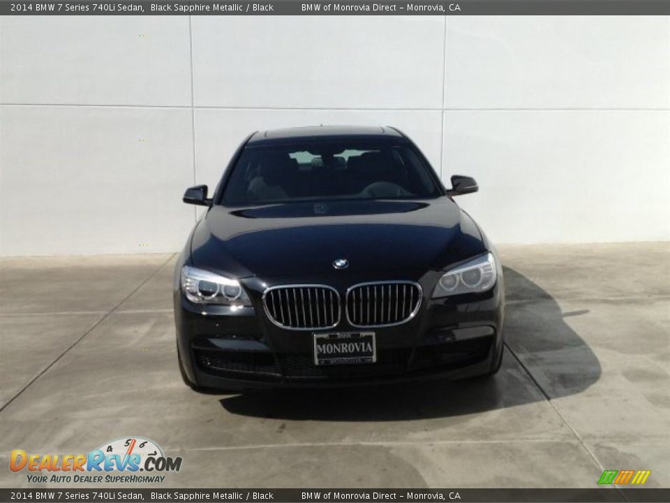 2014 BMW 7 Series 740Li Sedan Black Sapphire Metallic / Black Photo #3
