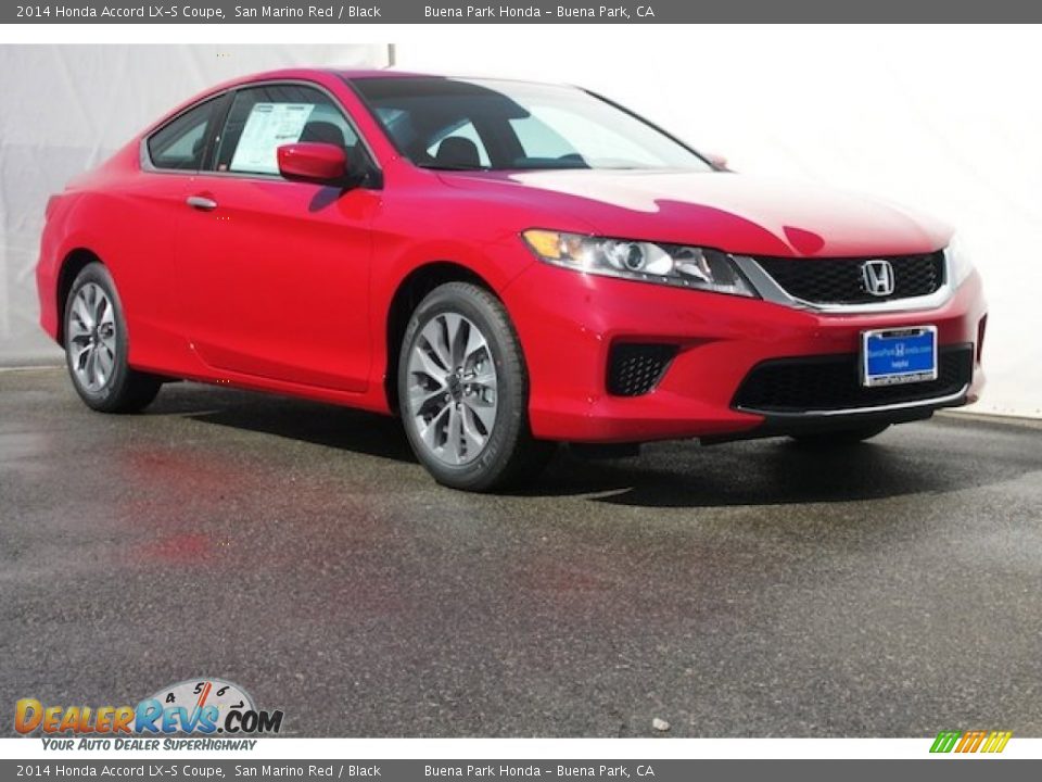 2014 Honda Accord LX-S Coupe San Marino Red / Black Photo #1