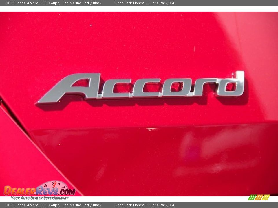 2014 Honda Accord LX-S Coupe San Marino Red / Black Photo #3