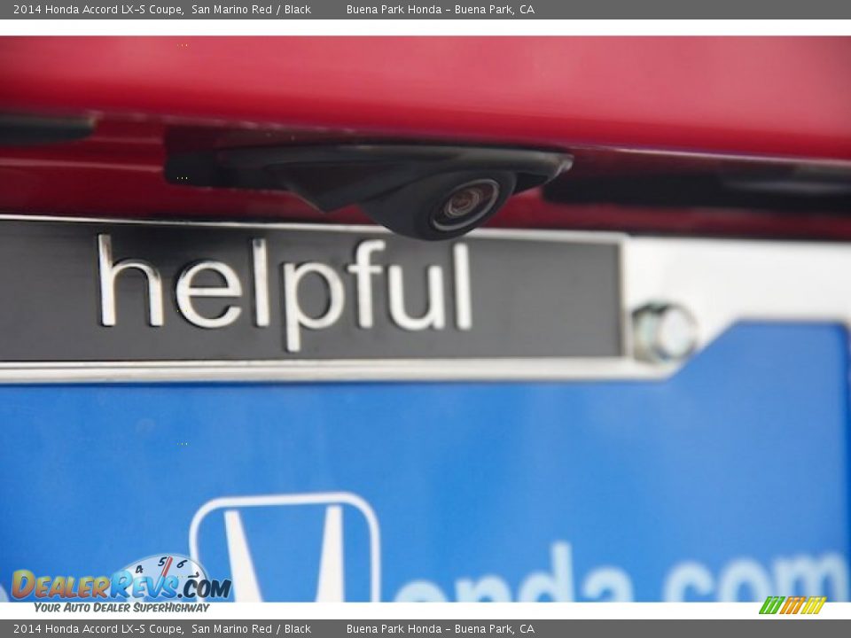 2014 Honda Accord LX-S Coupe San Marino Red / Black Photo #4