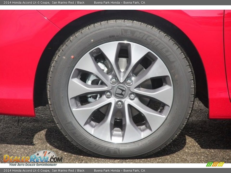2014 Honda Accord LX-S Coupe San Marino Red / Black Photo #8