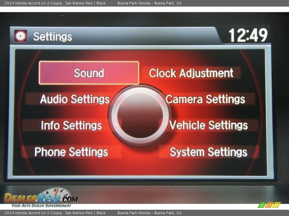 2014 Honda Accord LX-S Coupe San Marino Red / Black Photo #13