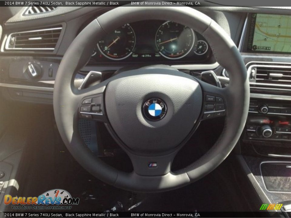2014 BMW 7 Series 740Li Sedan Steering Wheel Photo #9