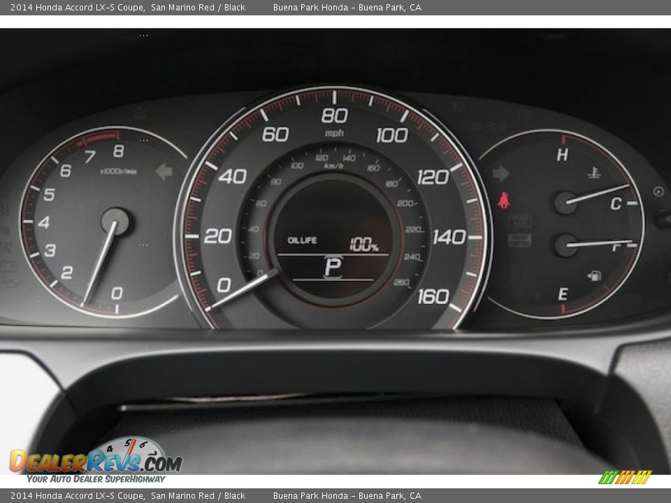 2014 Honda Accord LX-S Coupe San Marino Red / Black Photo #14
