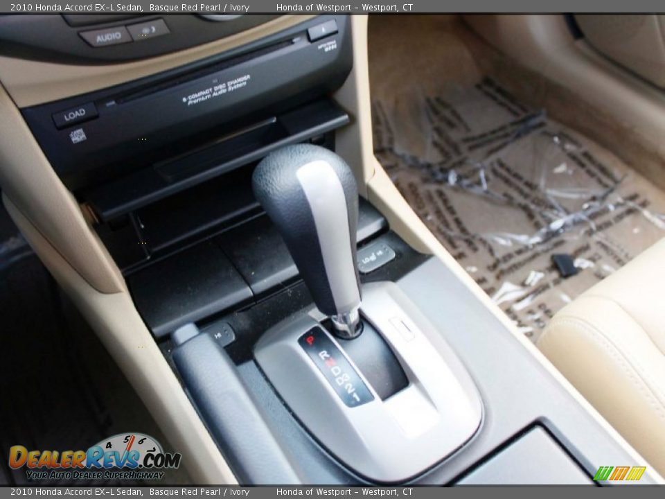 2010 Honda Accord EX-L Sedan Basque Red Pearl / Ivory Photo #12