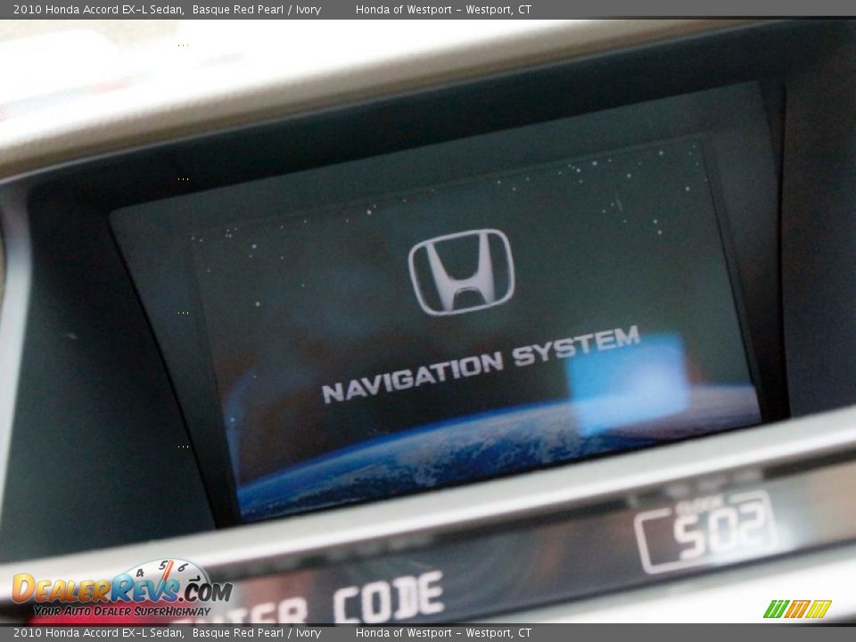 2010 Honda Accord EX-L Sedan Basque Red Pearl / Ivory Photo #13