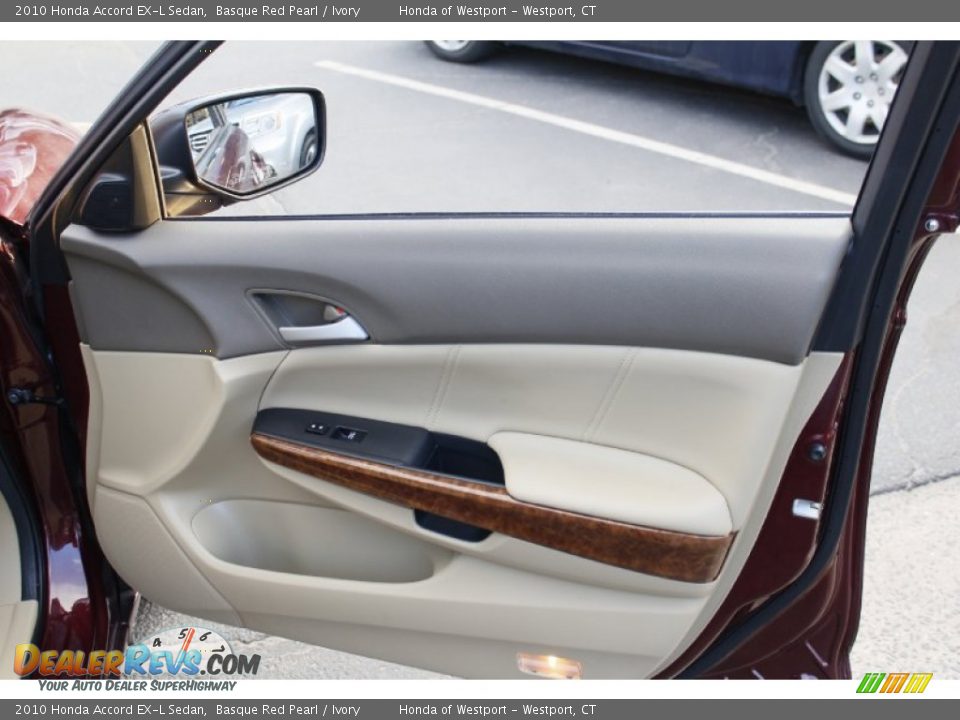 2010 Honda Accord EX-L Sedan Basque Red Pearl / Ivory Photo #18