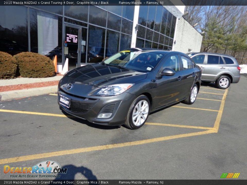 2010 Mazda MAZDA3 s Grand Touring 4 Door Graphite Mica / Black Photo #2