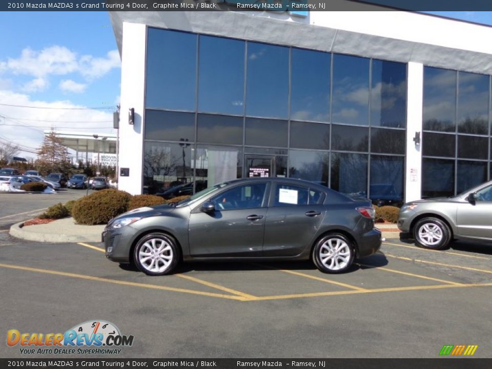2010 Mazda MAZDA3 s Grand Touring 4 Door Graphite Mica / Black Photo #3