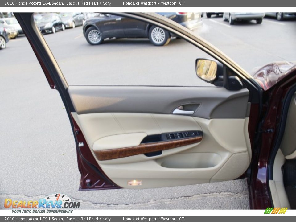 2010 Honda Accord EX-L Sedan Basque Red Pearl / Ivory Photo #20